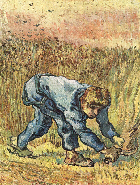The sower with sickle by Van Gogh